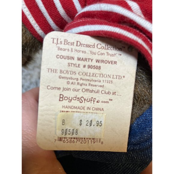 Boyds Bear Plush Collection Cousin Marty - Picture 10 of 11